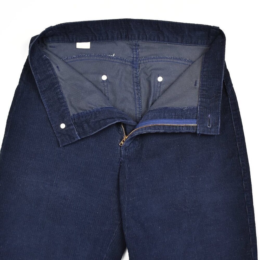 Vintage 70s Levi's Corduroy High Waist Wide Leg Pants Jeans - 27 - Picture 7 of 9